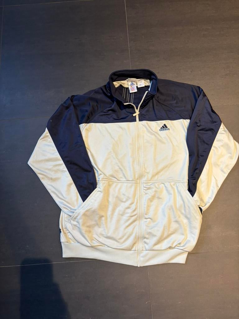 Veste adidas streetwear/vintage, Blauw, Maat 42/44 (L), Ophalen of Verzenden, Zo goed als nieuw