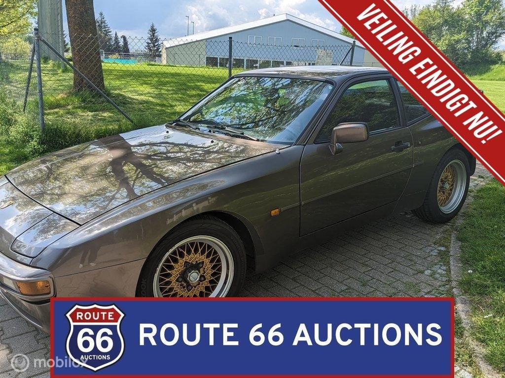 Porsche 944 | 1984 | Route 66 Auctions, Auto's, Zwart, Bedrijf, Overige carrosserie, Porsche