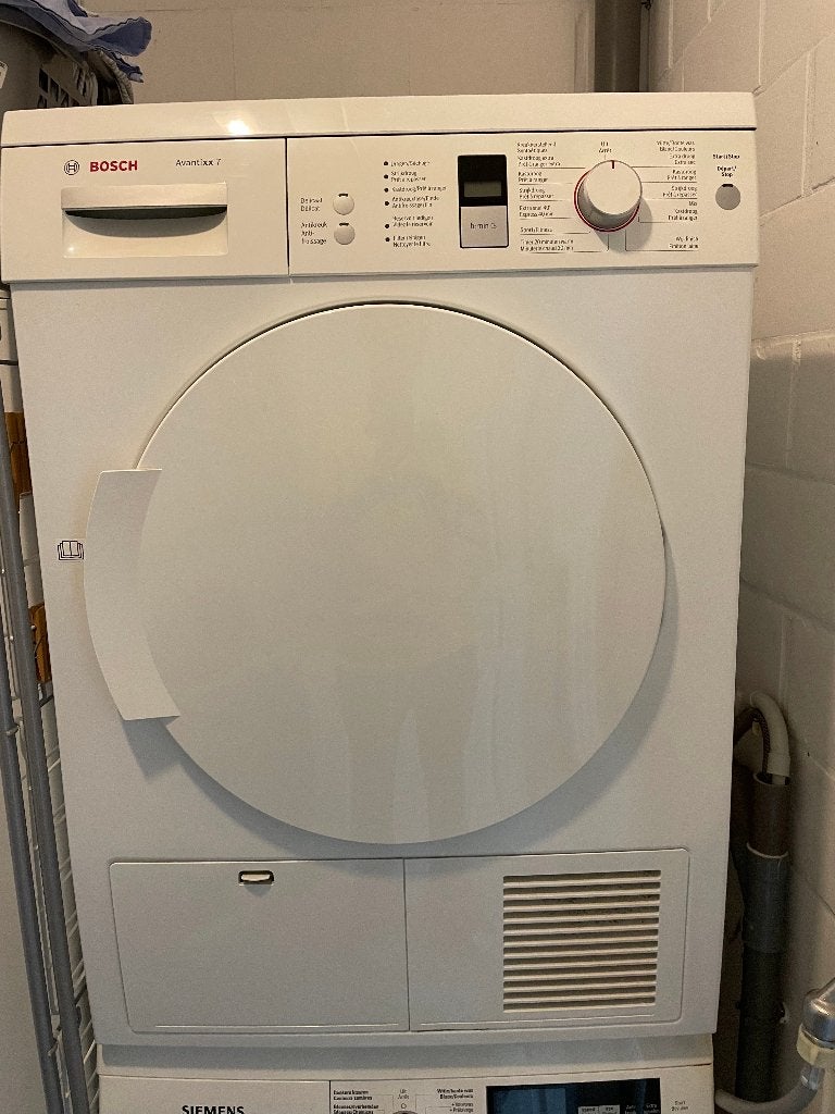 Bosch Avantixx 7 condensatiedroogkast, Elektronische apparatuur, Droogkasten, Ophalen, 6 tot 8 kg, Anti-kreukfase, Zo goed als nieuw