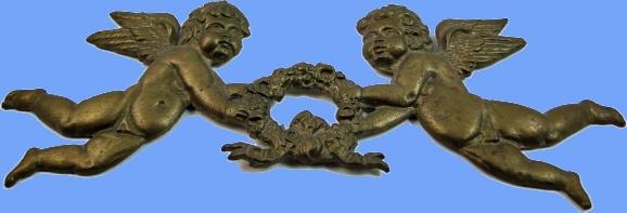 Angels Putti, Antiquités & Art, Enlèvement ou Envoi, Brons, Statue