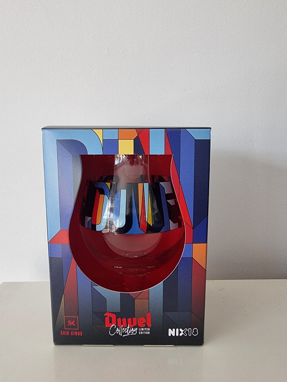 Duvel glas 'Said Kinos', Verzamelen, Glas en Drinkglazen, Ophalen of Verzenden, Nieuw, Bierglas