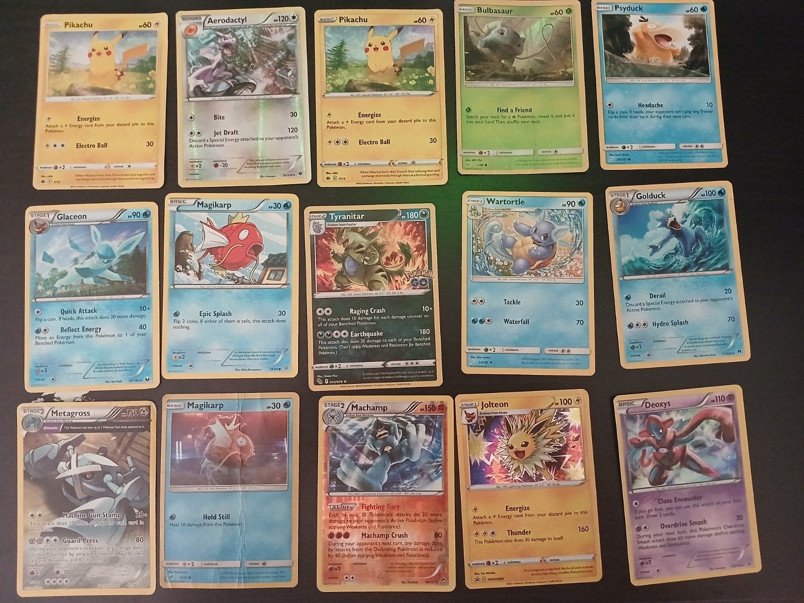 pokemon kaarten, Hobby en Vrije tijd, Verzamelkaartspellen | Magic the Gathering, Ophalen, Meerdere kaarten, Foil