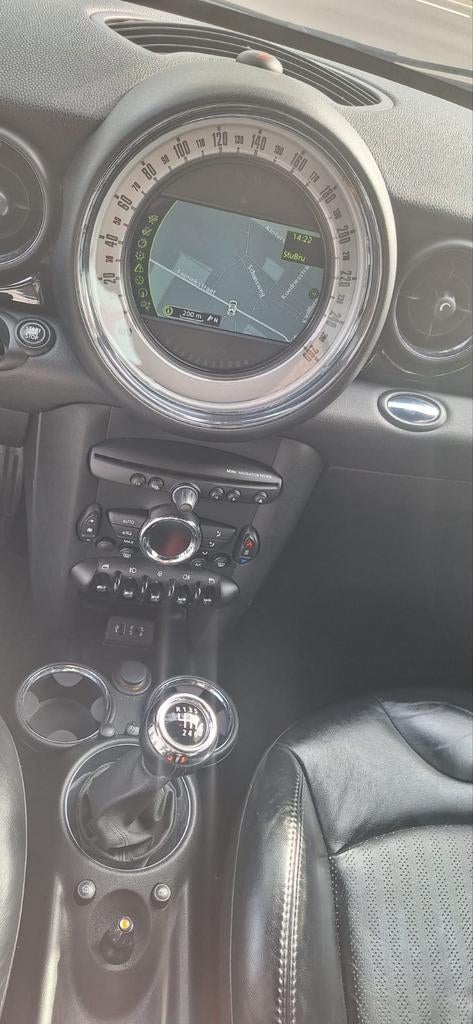 Te koop mini cooper 2.0 SD, Auto's, Voorwielaandrijving, Zwart, Bruin, Leder