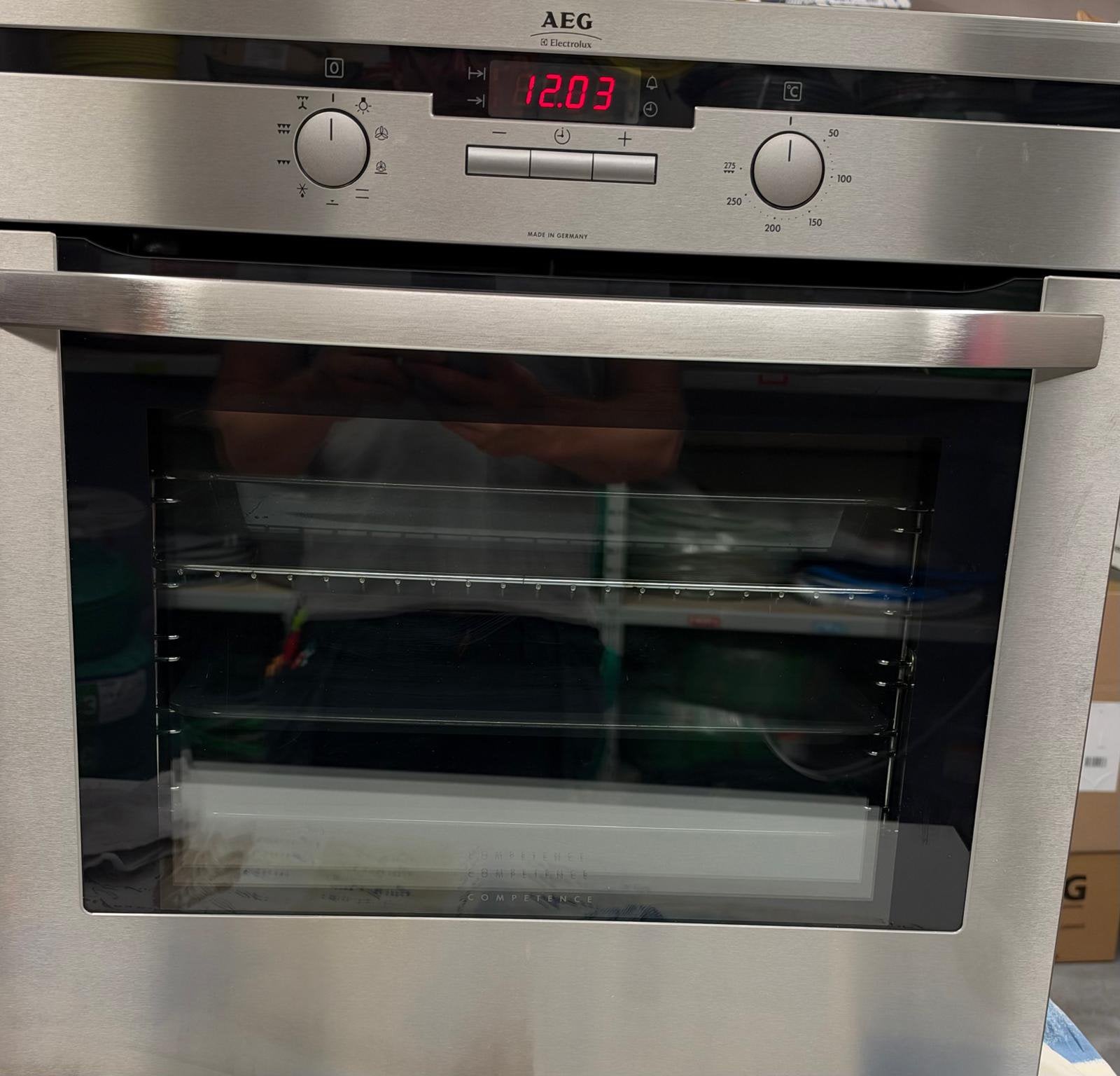 Oven voor inbouw AEG (voor nis van 60 cm), Elektronische apparatuur, Ophalen, Oven, AEG, Zo goed als nieuw