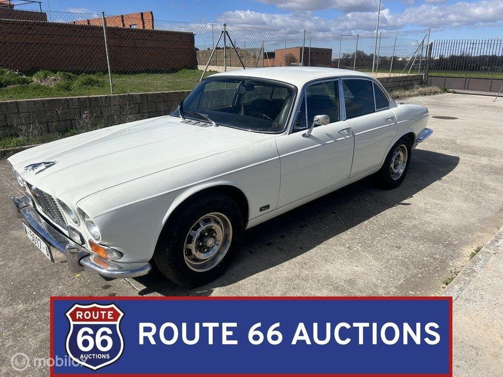Jaguar XJ6 | 1972 | Route 66 Auctions, Zwart, Bedrijf, Handgeschakeld, Overige carrosserie