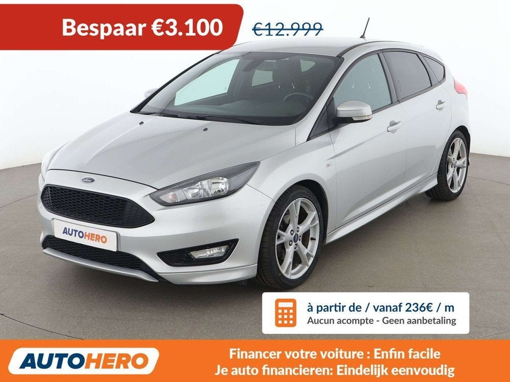 Ford Focus 1.0 EcoBoost ST-Line, Autos, Focus, Argent ou Gris, Achat, 998 cm³
