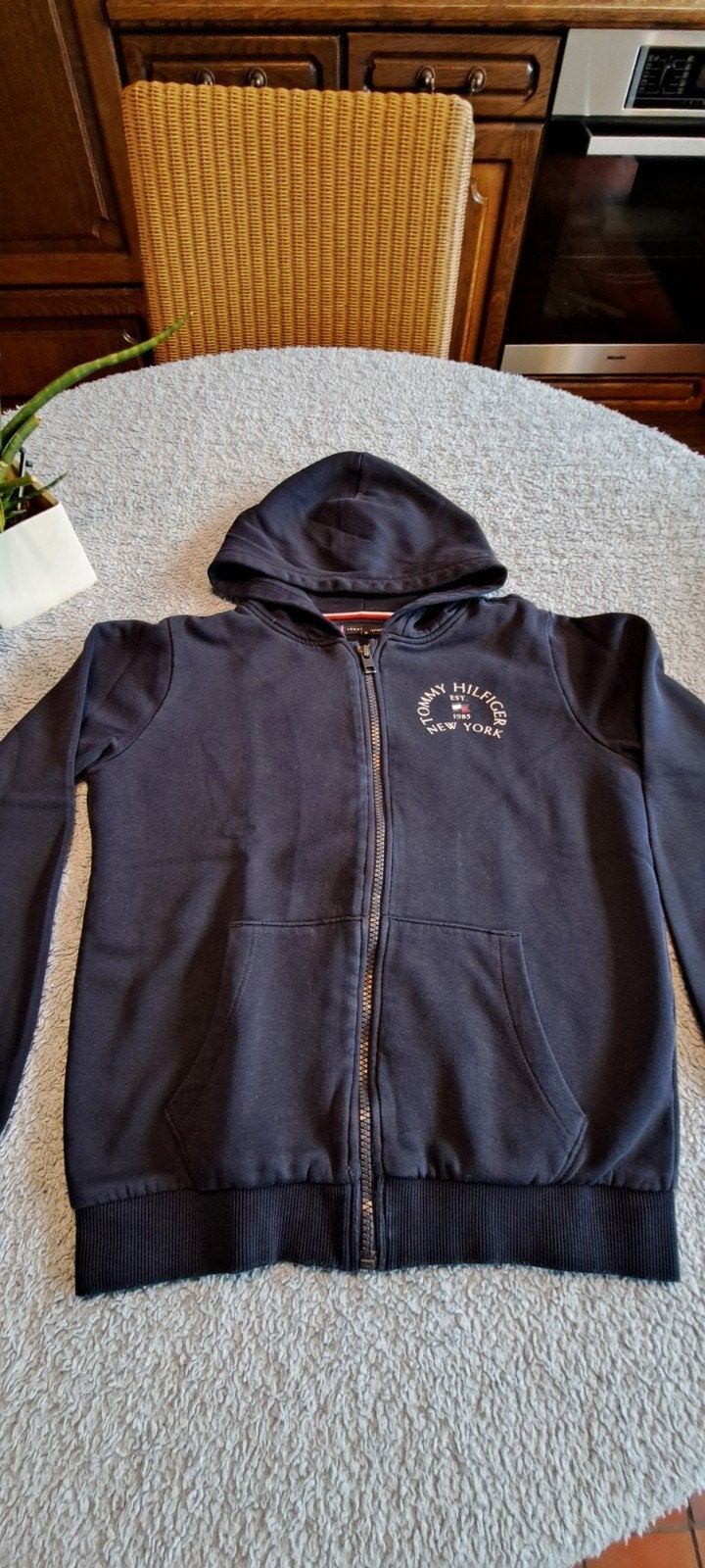Tommy Hilfiger trui met kap maat 140, Gebruikt, Trui of Vest, Ophalen of Verzenden, Tommy Hilfiger