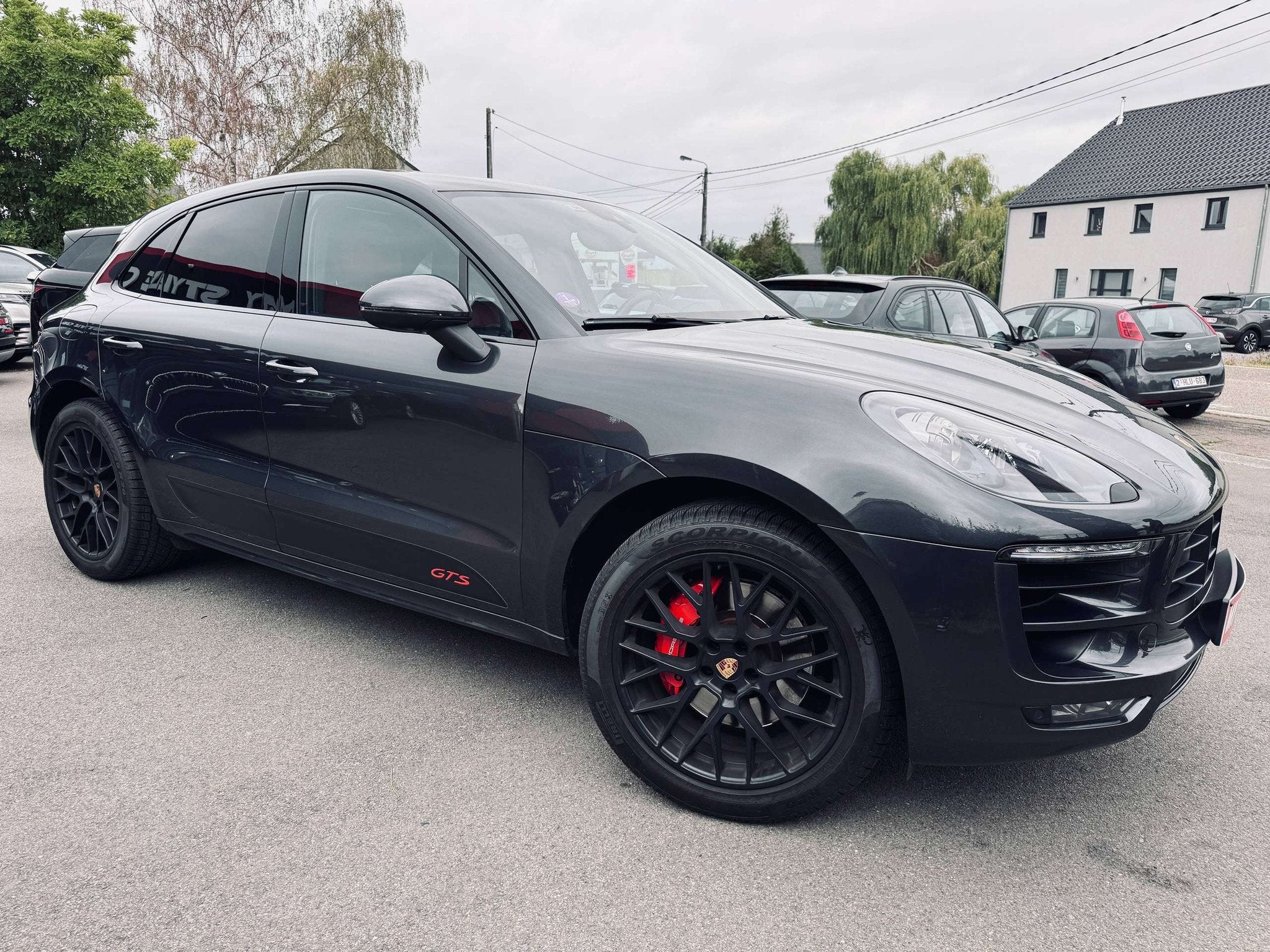 Porsche Macan Macan GTS 3.0 V6 Bi-Turbo Garantie Porsche Apr, Auto's, Automaat, Gebruikt, Lichtsensor, Leder