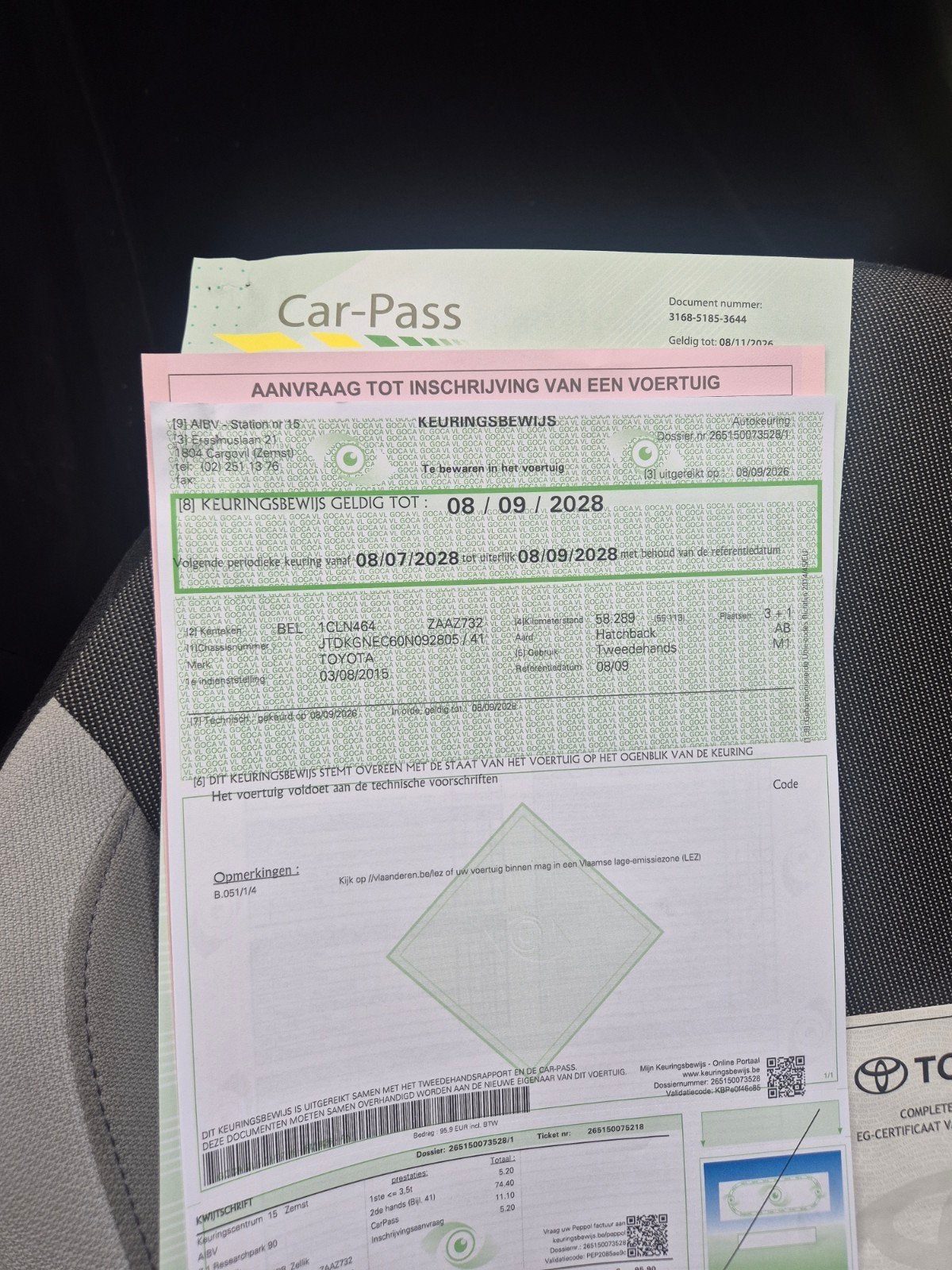 toyota aygo 59000km avec contrôle technique, Autos, Achat, Euro 6, 5 portes, Particulier