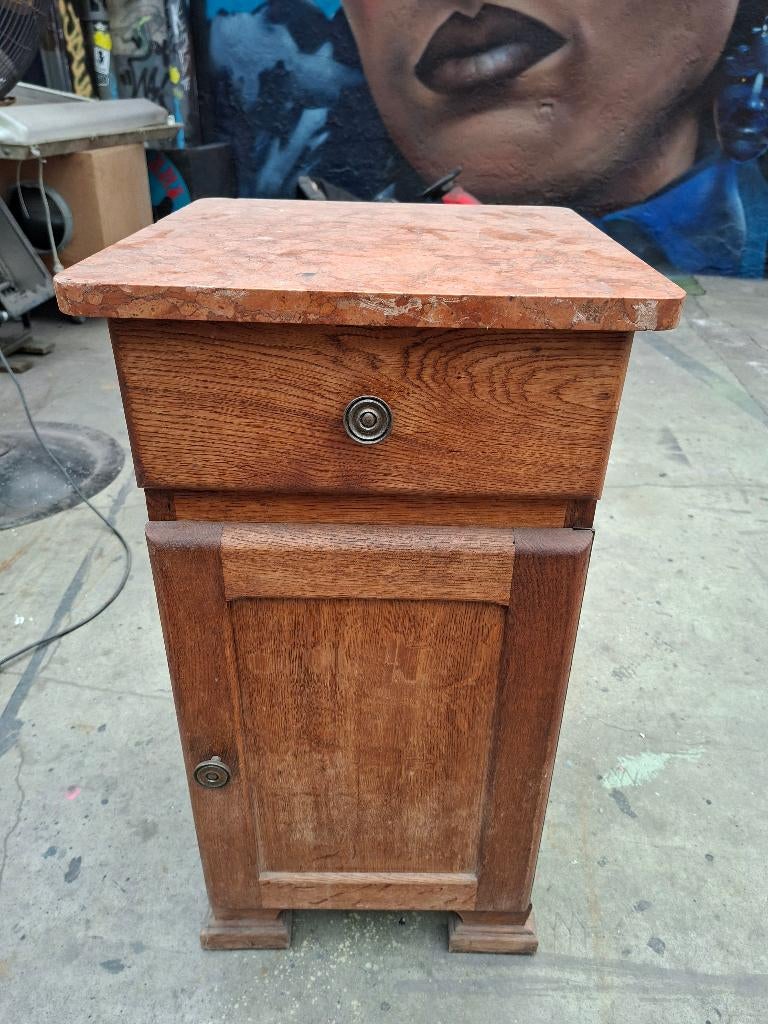 Table de chevet bois et marbre, Enlèvement