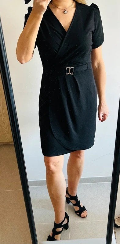 Schitterend zwart kleedje NIEUW, Kleding | Dames, Jurken, Maat 38/40 (M), Zwart, Nieuw, Ophalen of Verzenden
