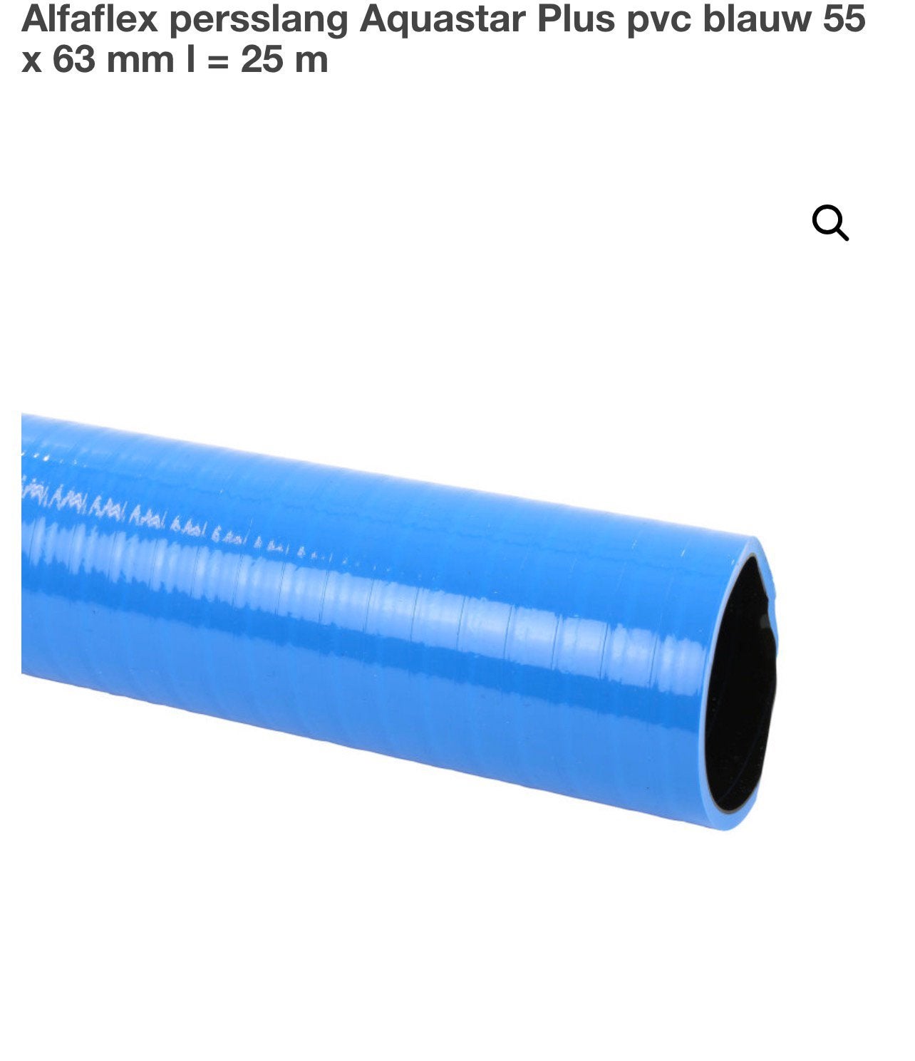 Aquastar + nieuwe darm 25 m. 63 mm, Tuin en Terras, Ophalen, Zo goed als nieuw