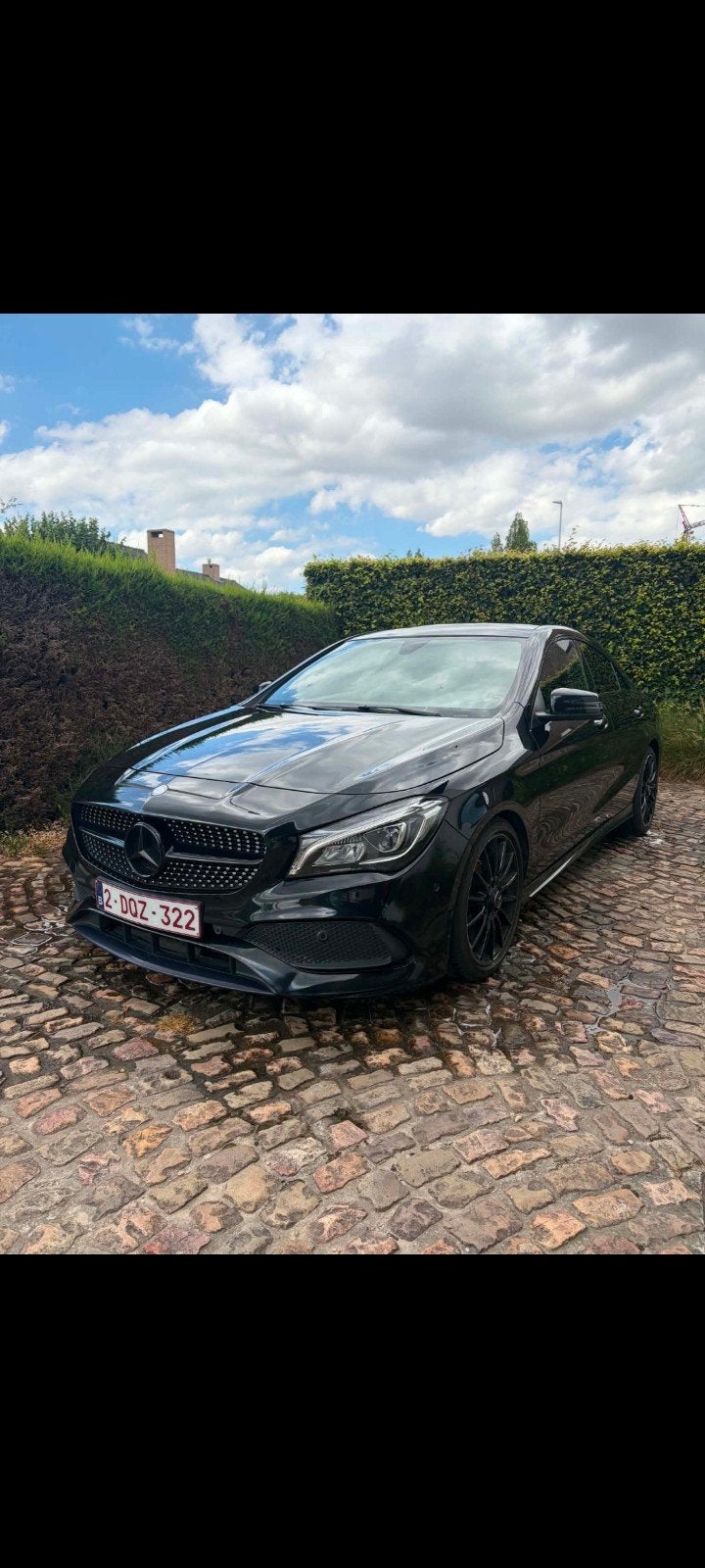 zwarte mercedes cla 180d, Auto's, Automaat, 4 cilinders, Zwart, Diesel