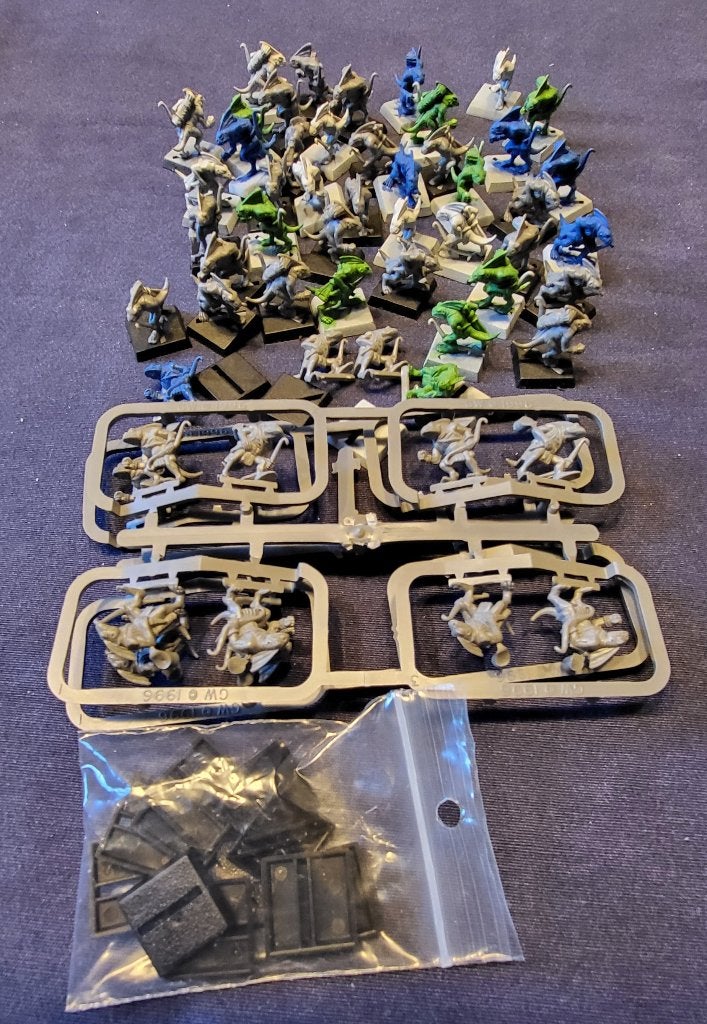 Warhammer Fantasy Battle Lizardmen Skinks, Hobby en Vrije tijd, Ophalen of Verzenden, Gebruikt, Warhammer, Figuurtje(s)