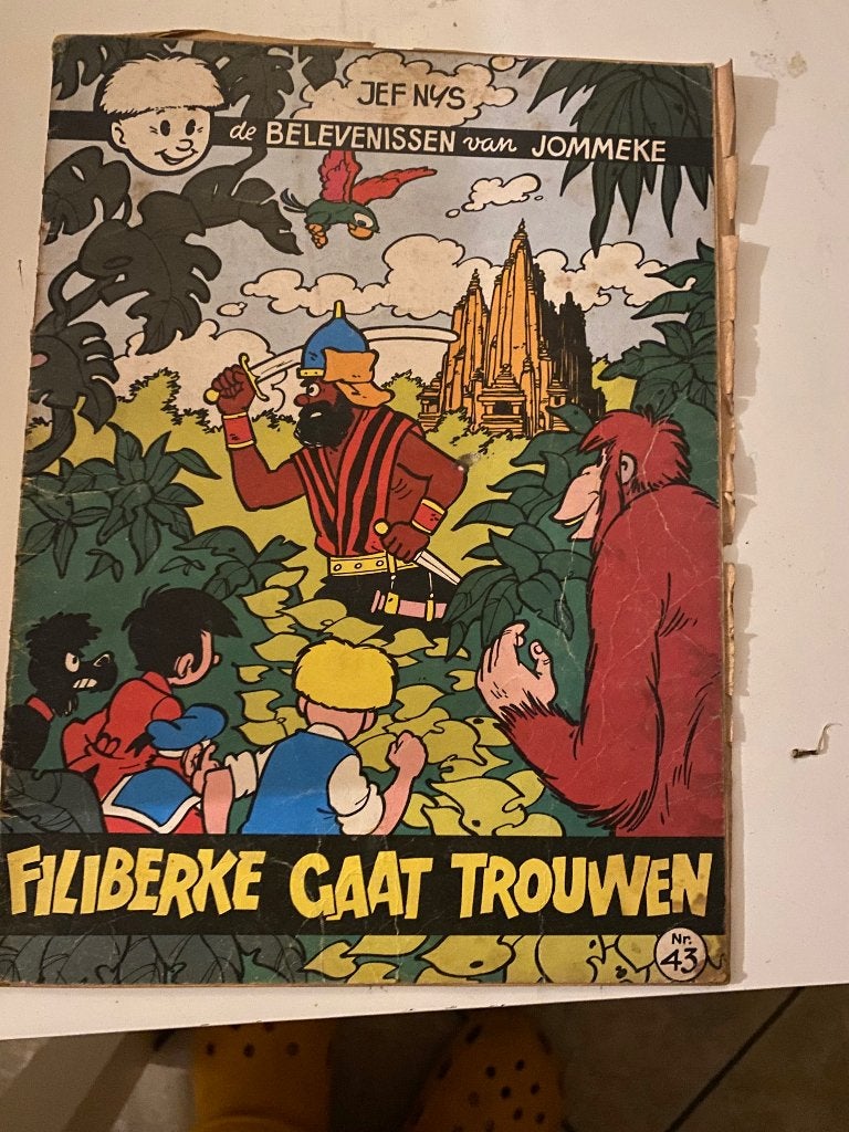 Oude strips, Jef Nys., Meerdere stripboeken, Ophalen, Gelezen