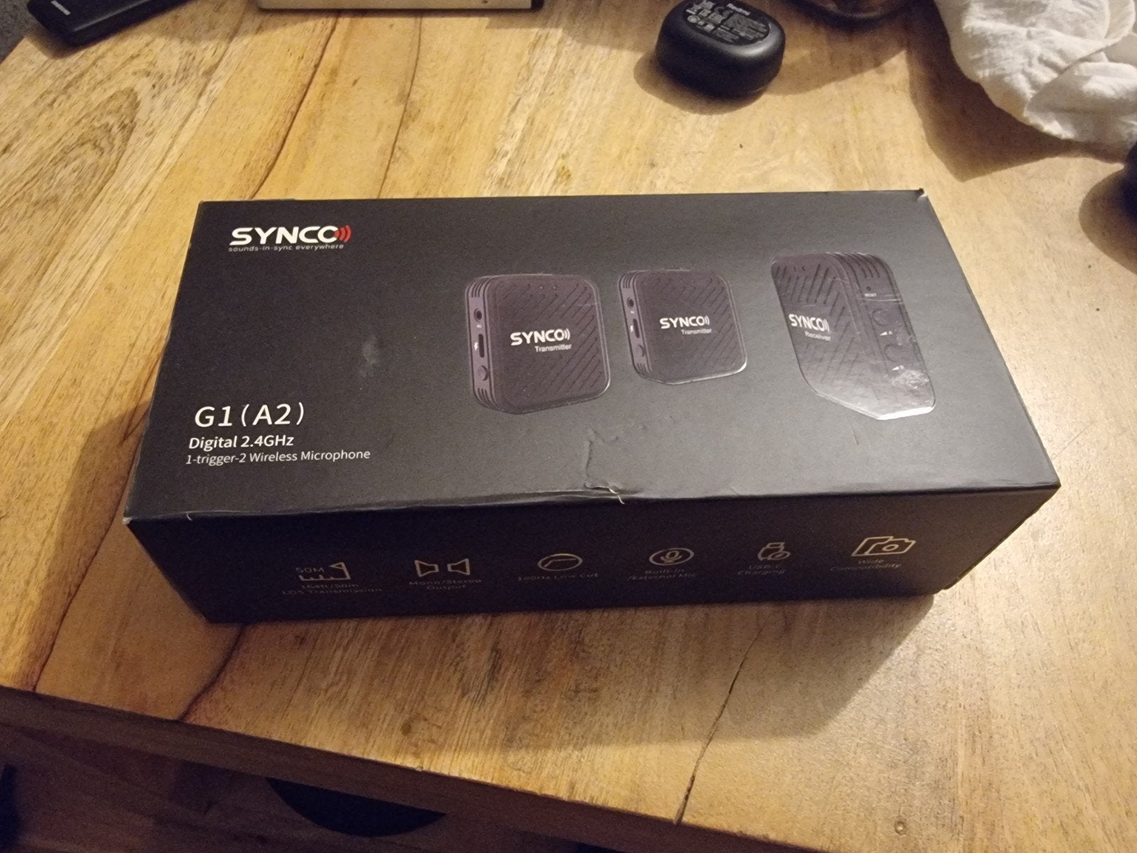 SYNCO Lavalier Microphone G1 (A2), Muziek en Instrumenten, Microfoons, Nieuw, Overige typen, Draadloos, Ophalen