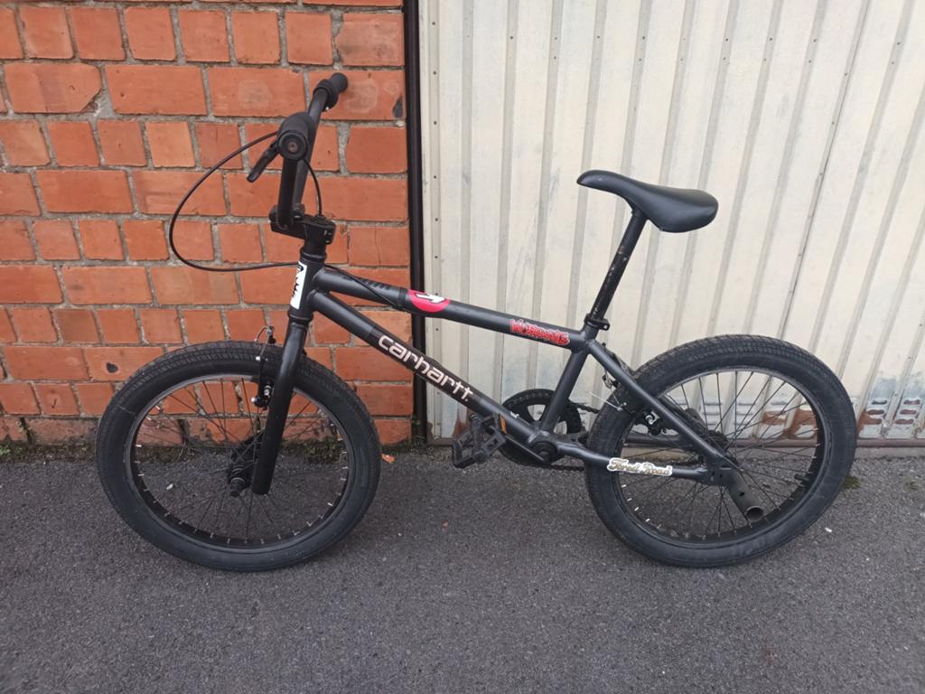 BMX donker grijs, Fietsen en Brommers, Fietsen | Crossfietsen en BMX, Ophalen