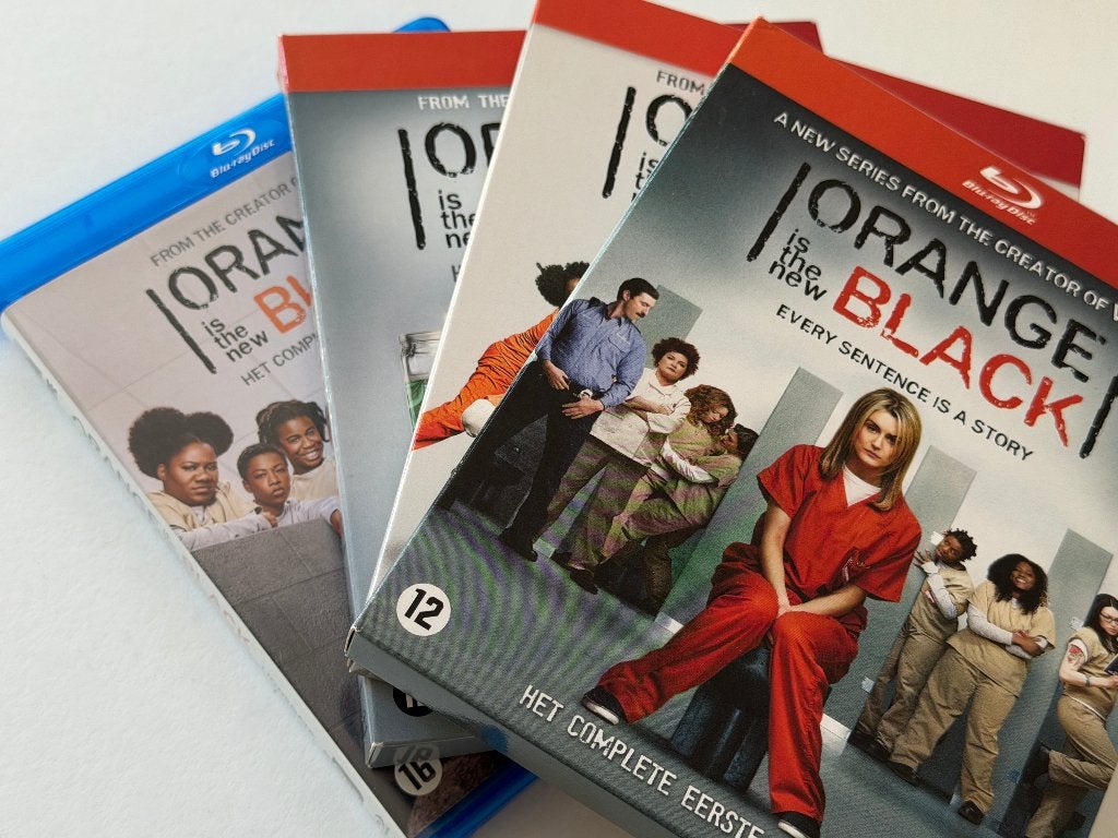 Orange is the new black serie 1-4 (Blu-ray), CD & DVD, Blu-ray, Série, Enlèvement ou Envoi, Anglais, Néerlandais
