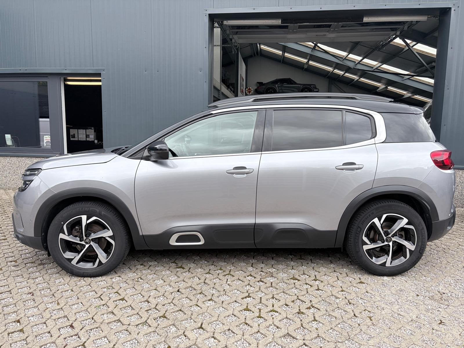 Citroën C5 Aircross Nieuwstaat/Automaat/Leder/180 PK, Autos, Cuir, Argent ou Gris, Euro 6, Entreprise