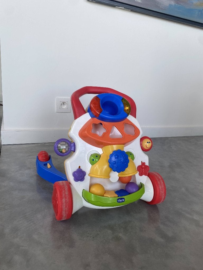 Loopkar - chicco 2-in-1 babywalker - looptrainer, Ophalen, Gebruikt, Overige typen, Met geluid