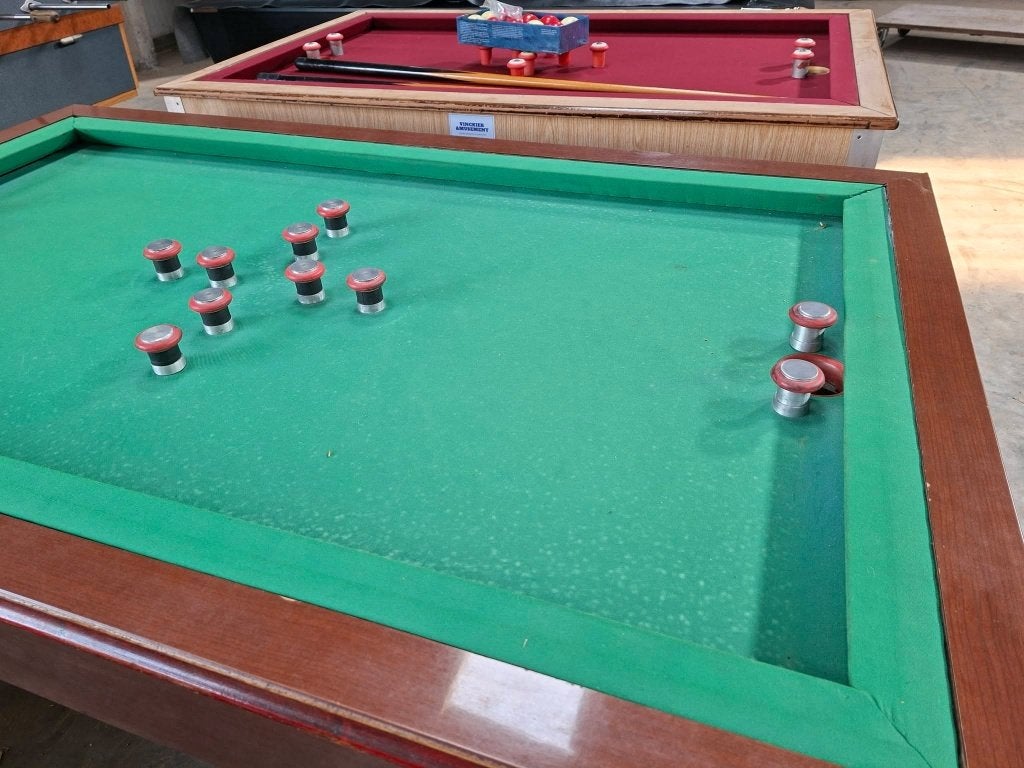 Tapbiljarts met toebehoren vanaf 875 euro., Ophalen, Zo goed als nieuw, Biljarttafel