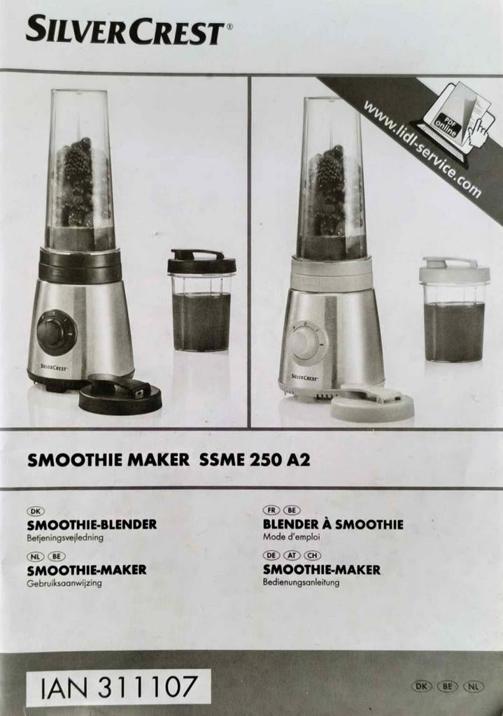 Silvercrest Smoothie Maker, Enlèvement