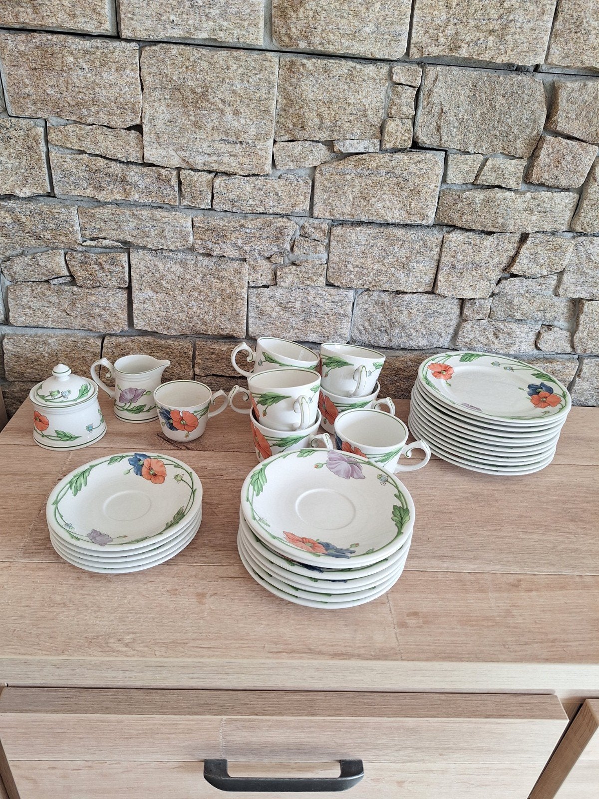 Service à café / thé Villeroy & Boch - Collection Amapola, Enlèvement