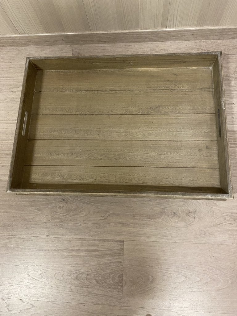 landelijk dienblad, Huis en Inrichting, Woonaccessoires | Dienbladen, Ophalen, Zo goed als nieuw, Rechthoekig, Hout