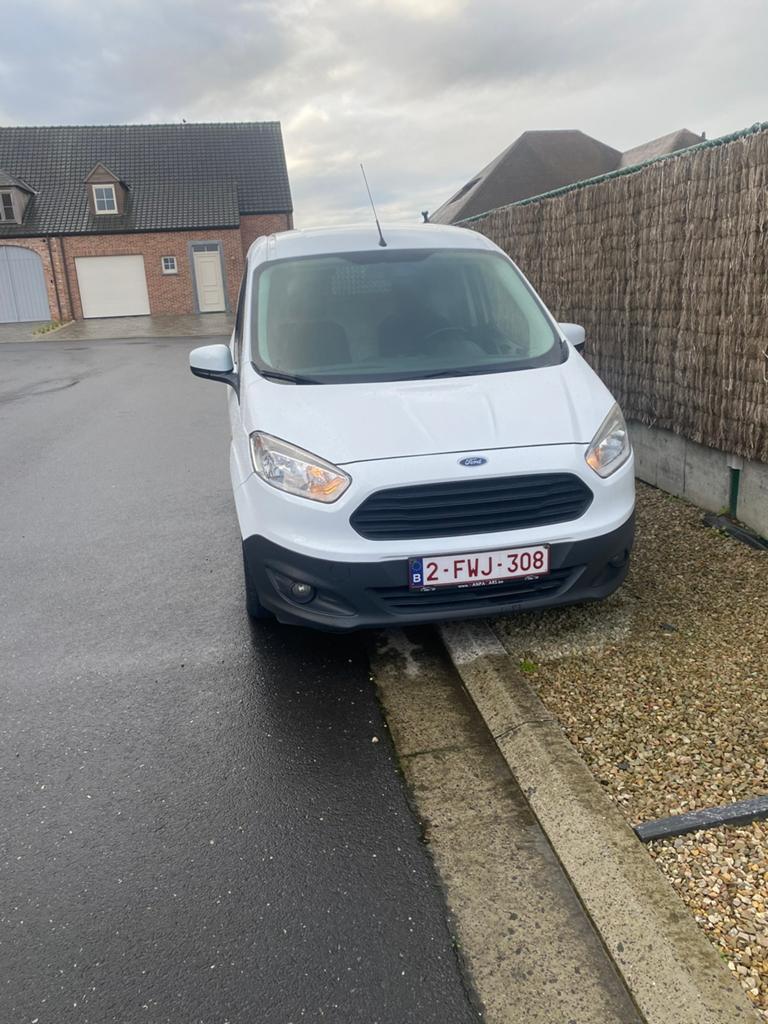 Ford transit courier, Auto's, Ford, 4 cilinders, Wit, Multifunctioneel stuurwiel, 1500 cc