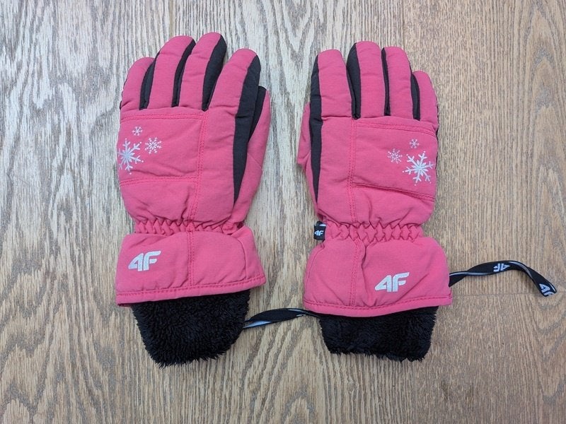 ski enfant - gants de ski 4F fille - taille 6 (8-10 ans), Ophalen, Gebruikt, Ski