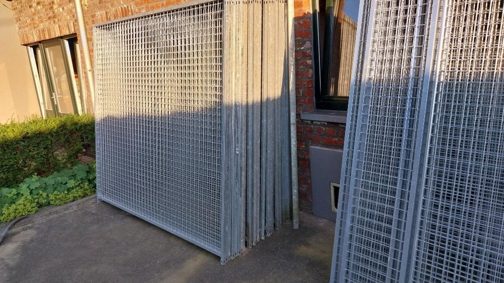 Panneau de chenil 5x5 sans porte 180 x 200 cm, Animaux & Accessoires, Enlèvement, Utilisé