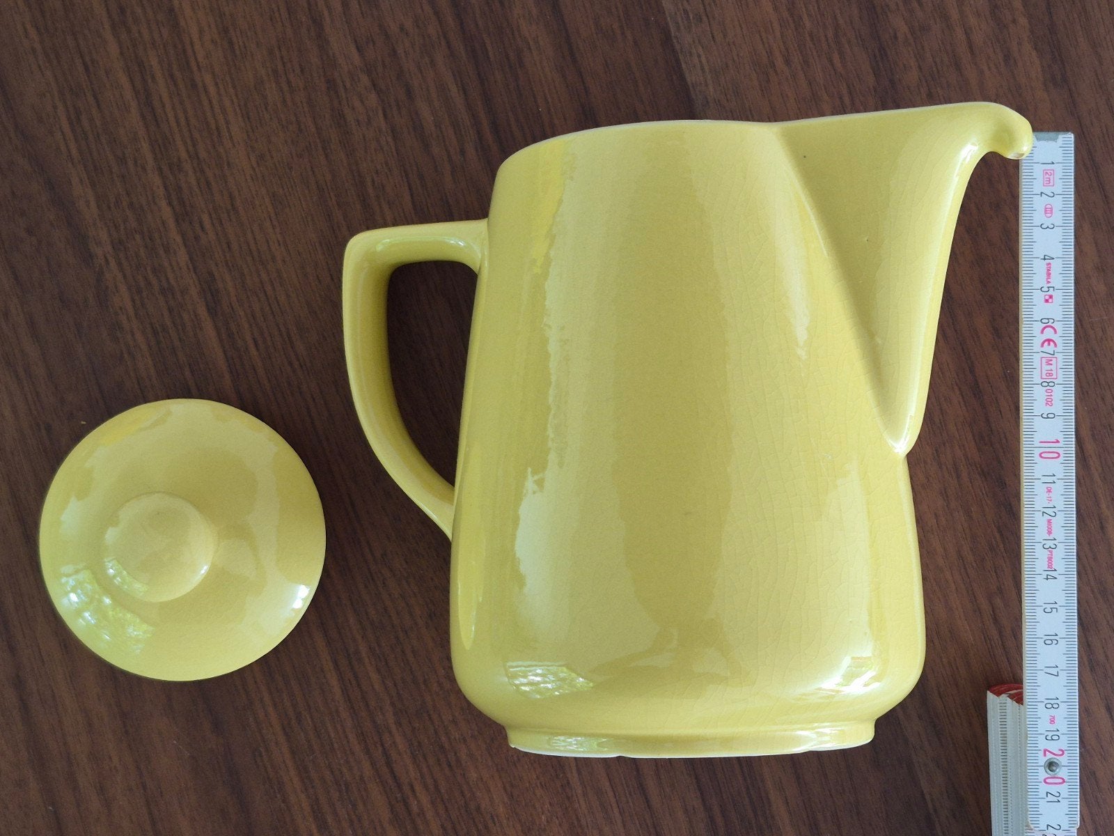 pastel gele Melida koffiepot, Ophalen