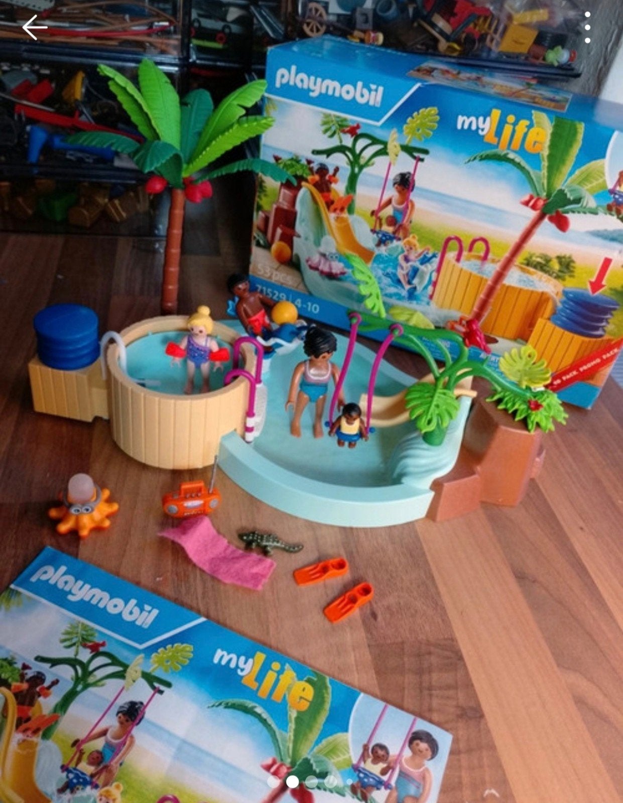 Playmobil 71529 Summer Fun - piscine jacuzzi vacanciers, Enlèvement ou Envoi, Comme neuf, Summer fun, Kit complet