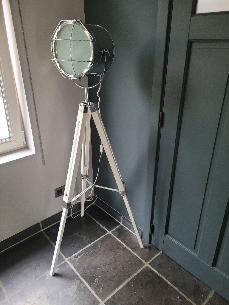 Lampe, lampadaire, cabine photo, Maison & Meubles, Lampes | Lampadaires, Verre, Modern, 150 à 200 cm, Enlèvement