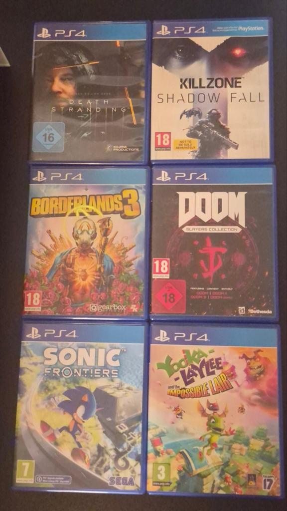 Lot PS4 games, Games en Spelcomputers, Ophalen, Gebruikt, Eén computer
