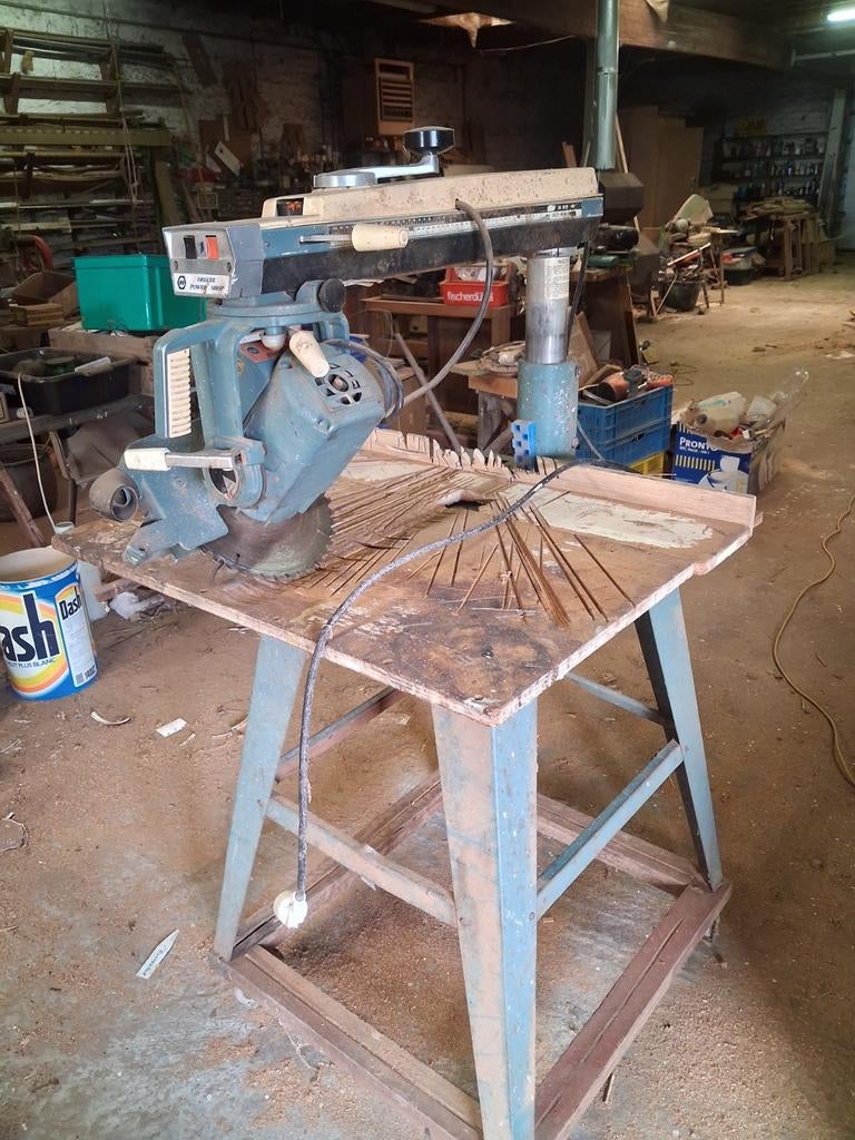 Dewalt radiaalzaag, Ophalen