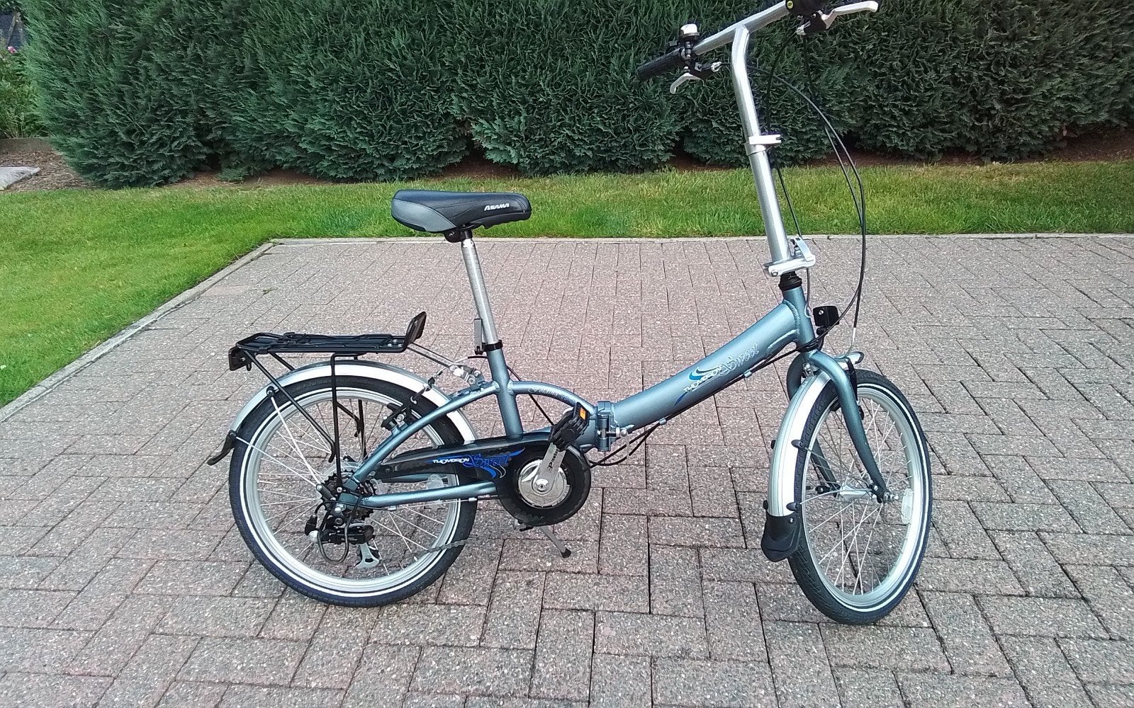 Plooifiets-Vouwfiets "THOMPSON", Fietsen en Brommers, Fietsen | Vouwfietsen, Zo goed als nieuw, Overige merken, 20 inch of meer