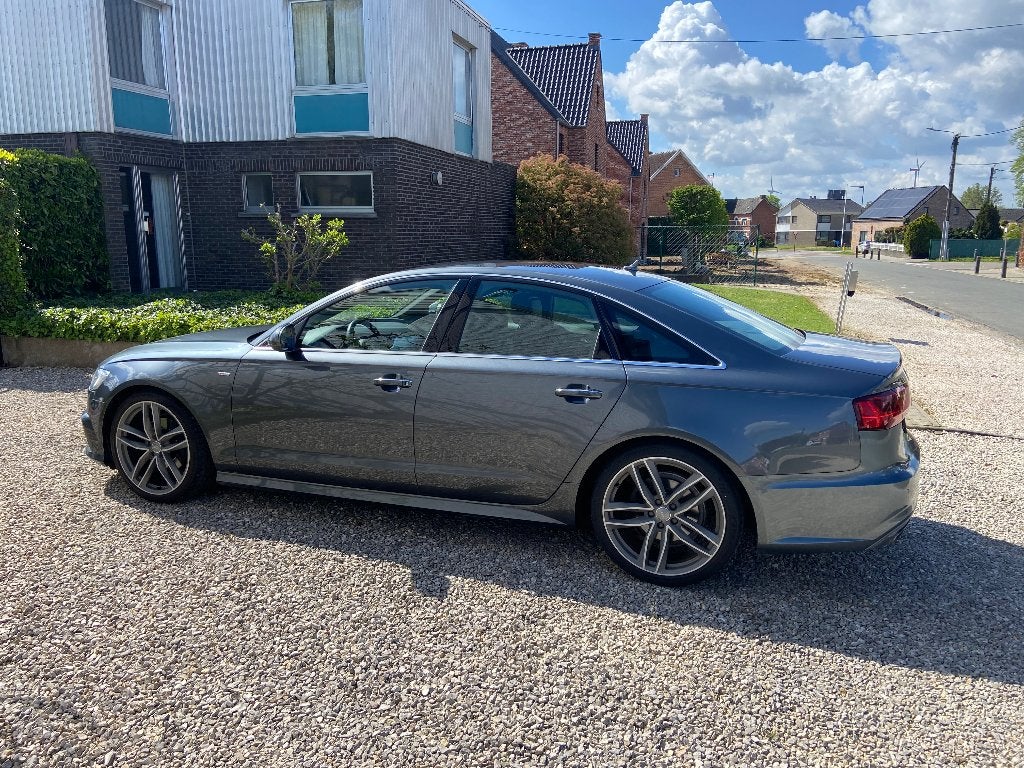 Audi A6 S-line Daytonagrijs, Auto's, Audi, Voorwielaandrijving, Start-stop-systeem, Euro 6, Leder