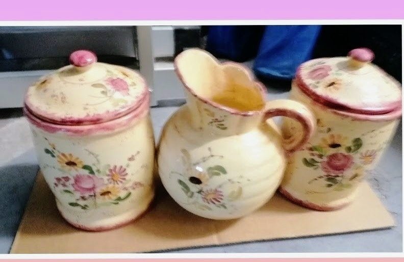 Cruche et bocaux vintage, Enlèvement