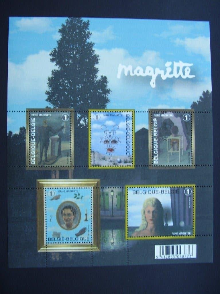 Blok 151 postfris - Magritte, Ophalen of Verzenden, Postfris