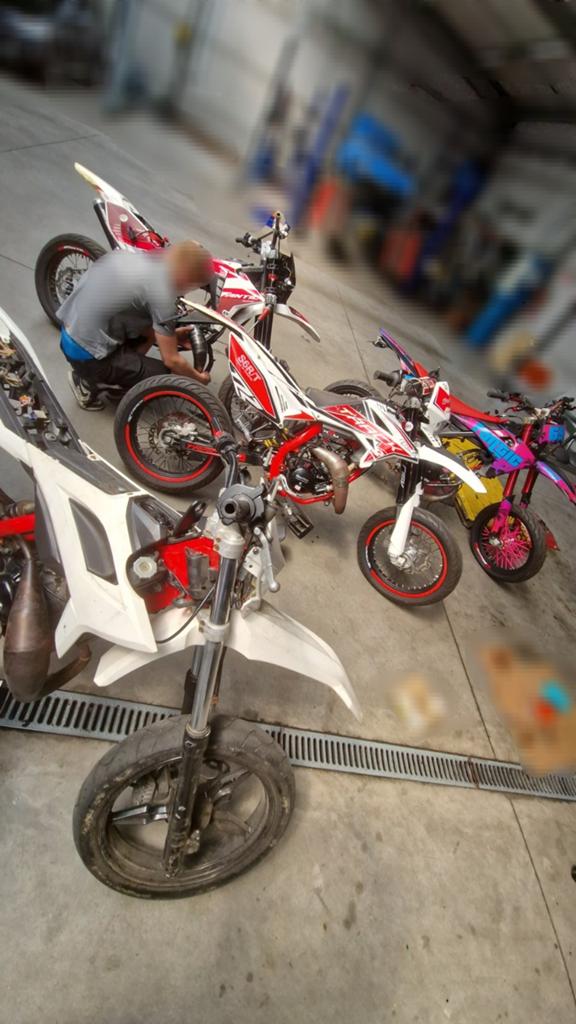 Brommers GEZOCHT Beta, Sherco, Fantic, Rieju, Aprilia, Derbi, Enlèvement