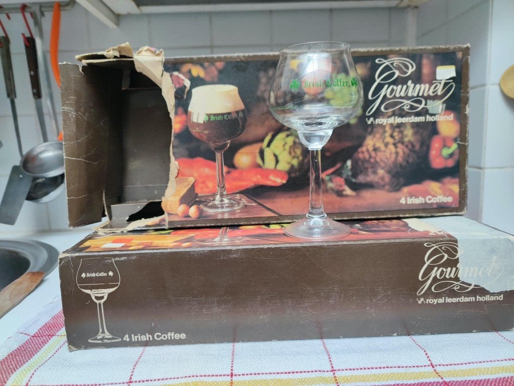 2x4 Verres à pied/ballon Irish Coffee Royal Leerdam, Ophalen, Nieuw, Overige typen