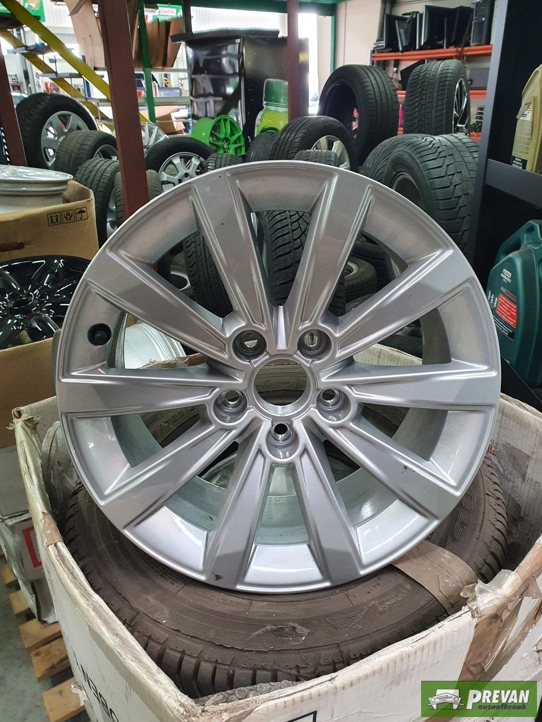 Audi A3 8V Lichtmetalen velg 16 INCH 16" ET40 7J 8V0601025BD, Auto-onderdelen, Banden en Velgen, Gebruikt, Velg(en), -, -