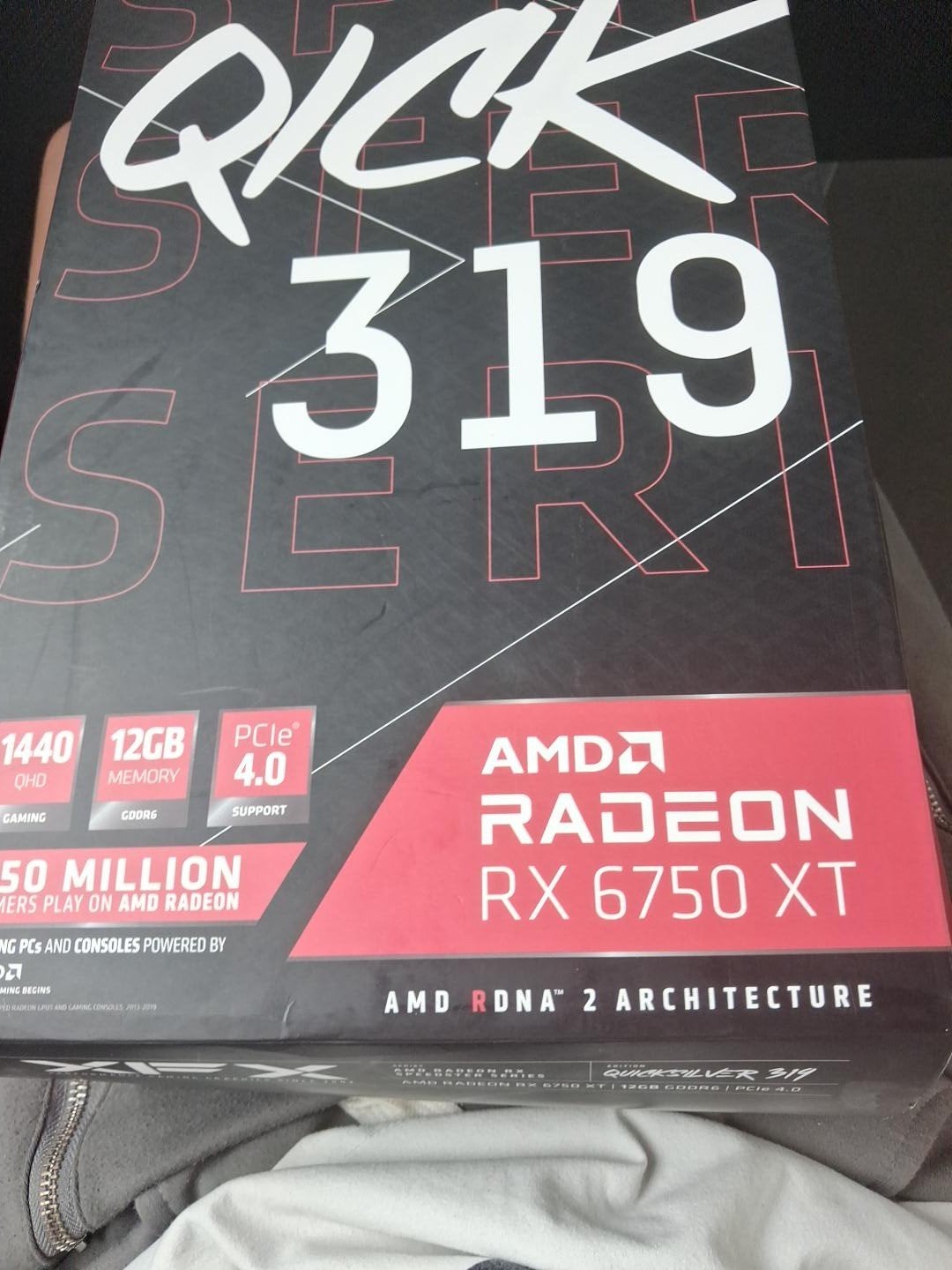 XFX RX6750XT 12GB VRAM BEAST 1440P/4K GPU VIDEOKAART, AMD, GDDR6, PCI-Express 4, Ophalen of Verzenden