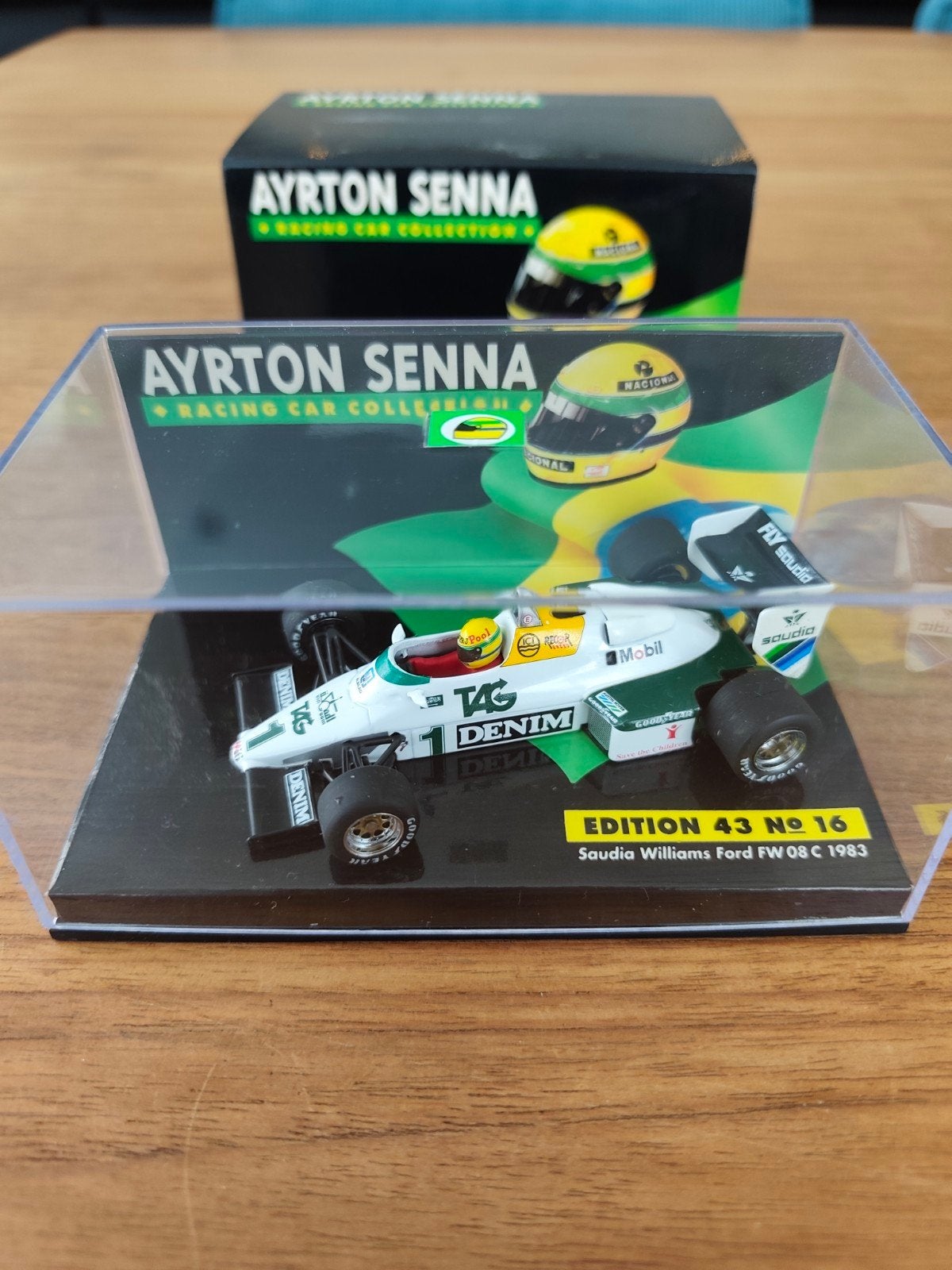 Senna Williams Ford FW08c 1983, Verzamelen, Ophalen of Verzenden, Zo goed als nieuw, Formule 1
