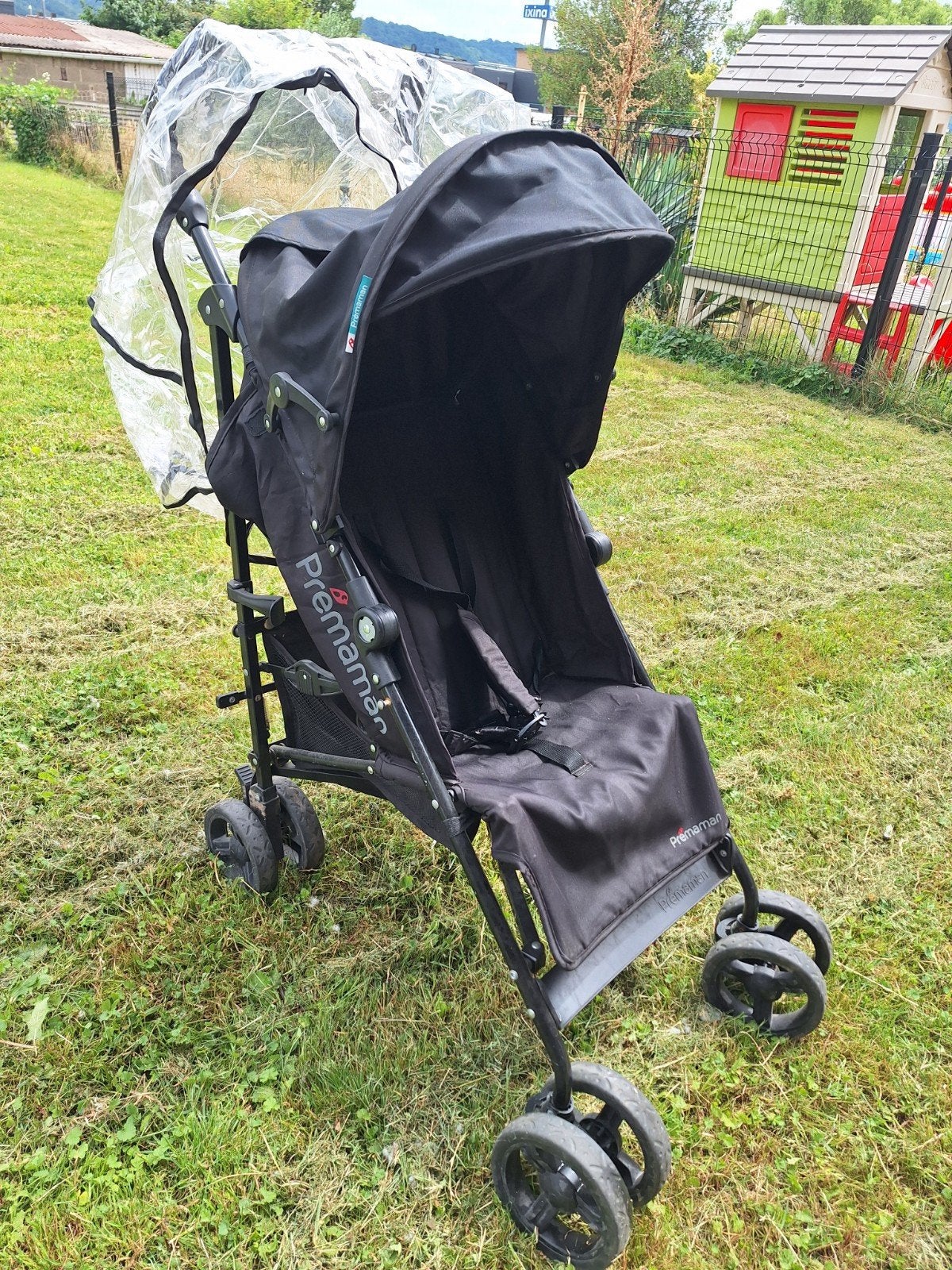 Poussette canne premaman, Ophalen