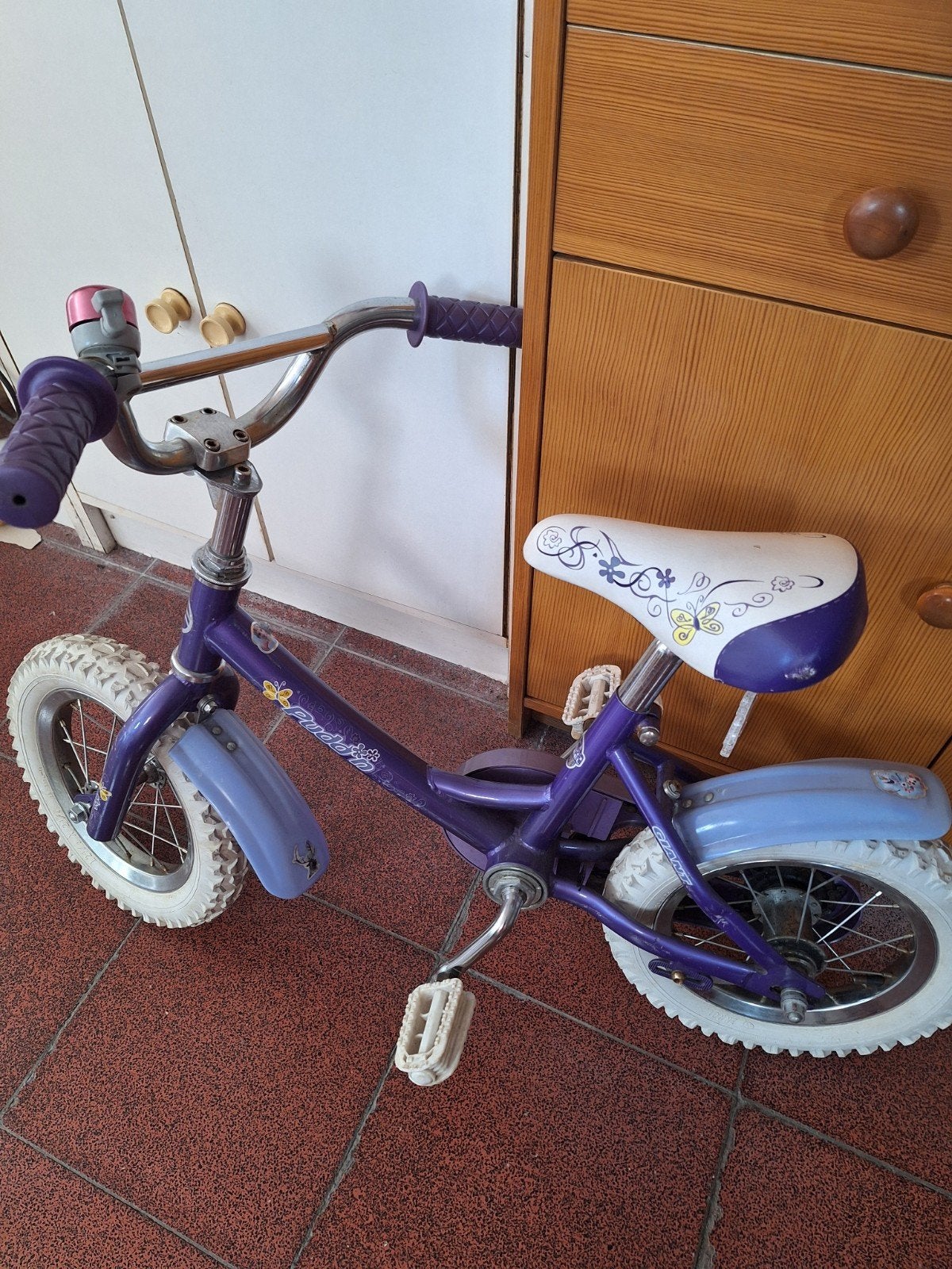 kinderfiets, Fietsen en Brommers, Fietsen | Kinderfietsjes, Ophalen, Gebruikt, Terugtraprem