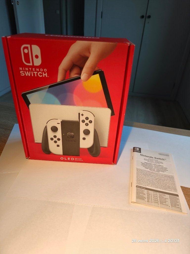 Nintendo Switch OLED Wit, Switch OLED, Met games, Ophalen of Verzenden, Zo goed als nieuw