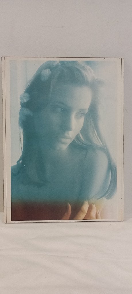 Tableau photo vintage portrait femme 29x39,n685, Enlèvement ou Envoi, Photo, Photographie