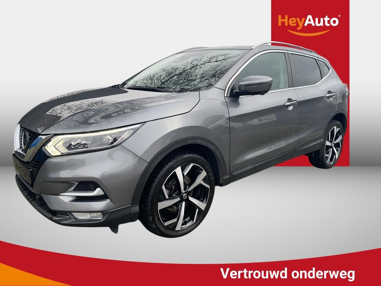 Nissan QASHQAI MHEV 116KW Tekna + Glassroof + 19", 144 g/km, Argent ou Gris, 1800 kg, Noir
